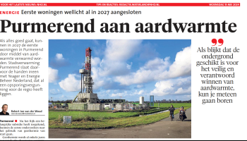 Aardwarmte Purmerend - verkenning van aardwarmte in Purmerend