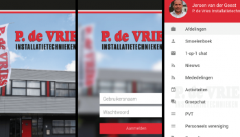 Bundeling App voor interne communicatie